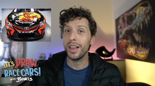 Let's Draw Race Cars! With Boris - Ma...