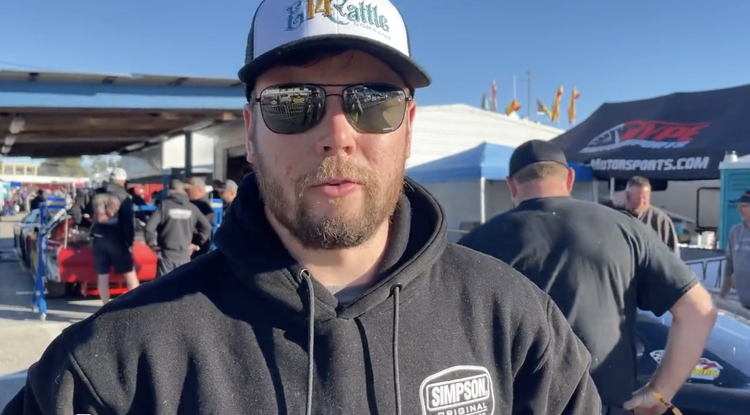 Erik Jones Post Snowball Derby Practice Day 1