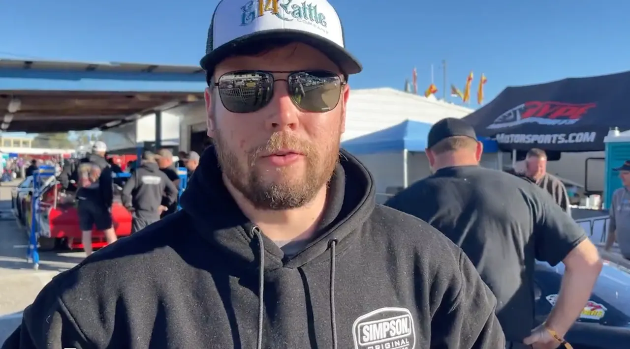 Erik Jones Post Snowball Derby Practice Day 1 - 2022 Snowball Derby ...