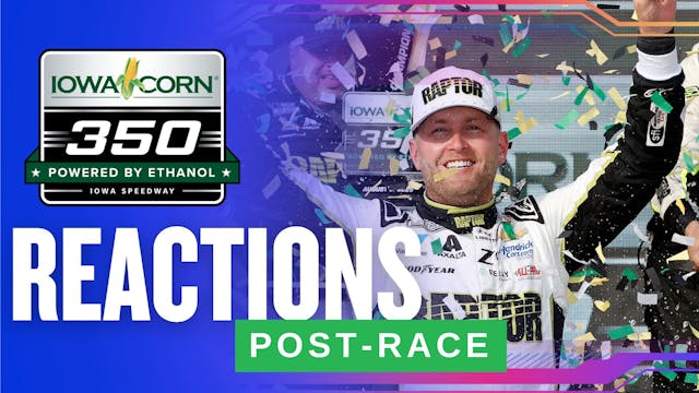 William Byron Wins Iowa | Post-Race R...