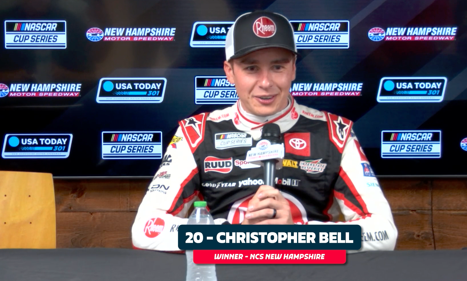 Post-Race Presser Christopher Bell, Adam Stevens, and Joe Gibbs | New Hampshire