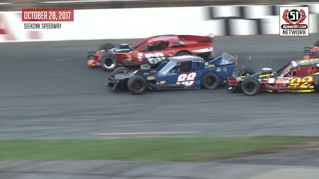 2017 Haunted Hundred - Seekonk - Tri-Track Modifieds - Highlights