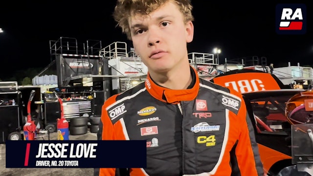 Jesse Love ASA STARS National Tour Hickory Post-Race Interview