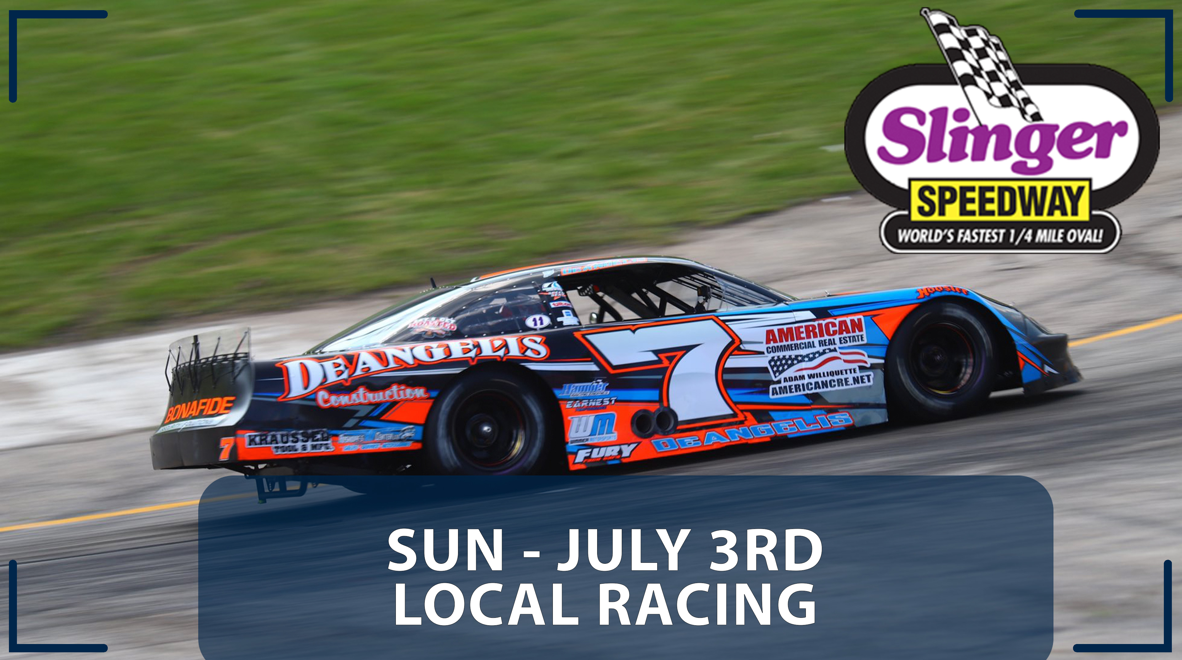 Replay - Elite 8 Super Late Models at Slinger - 7.3.22