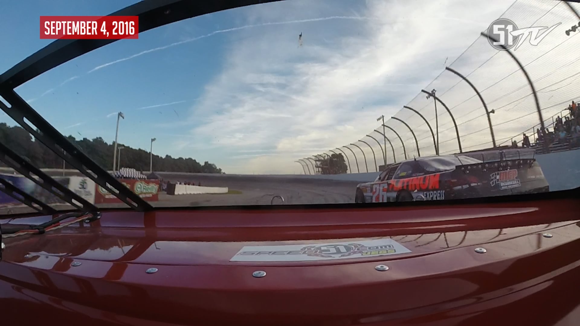 Zane Smith Winchester - In-Car - Sep. 4, 2016