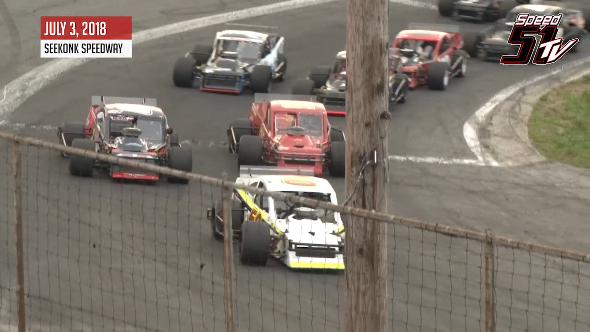 Tri-Track Open Modified Series at Seekonk - Recap July 3, 2018