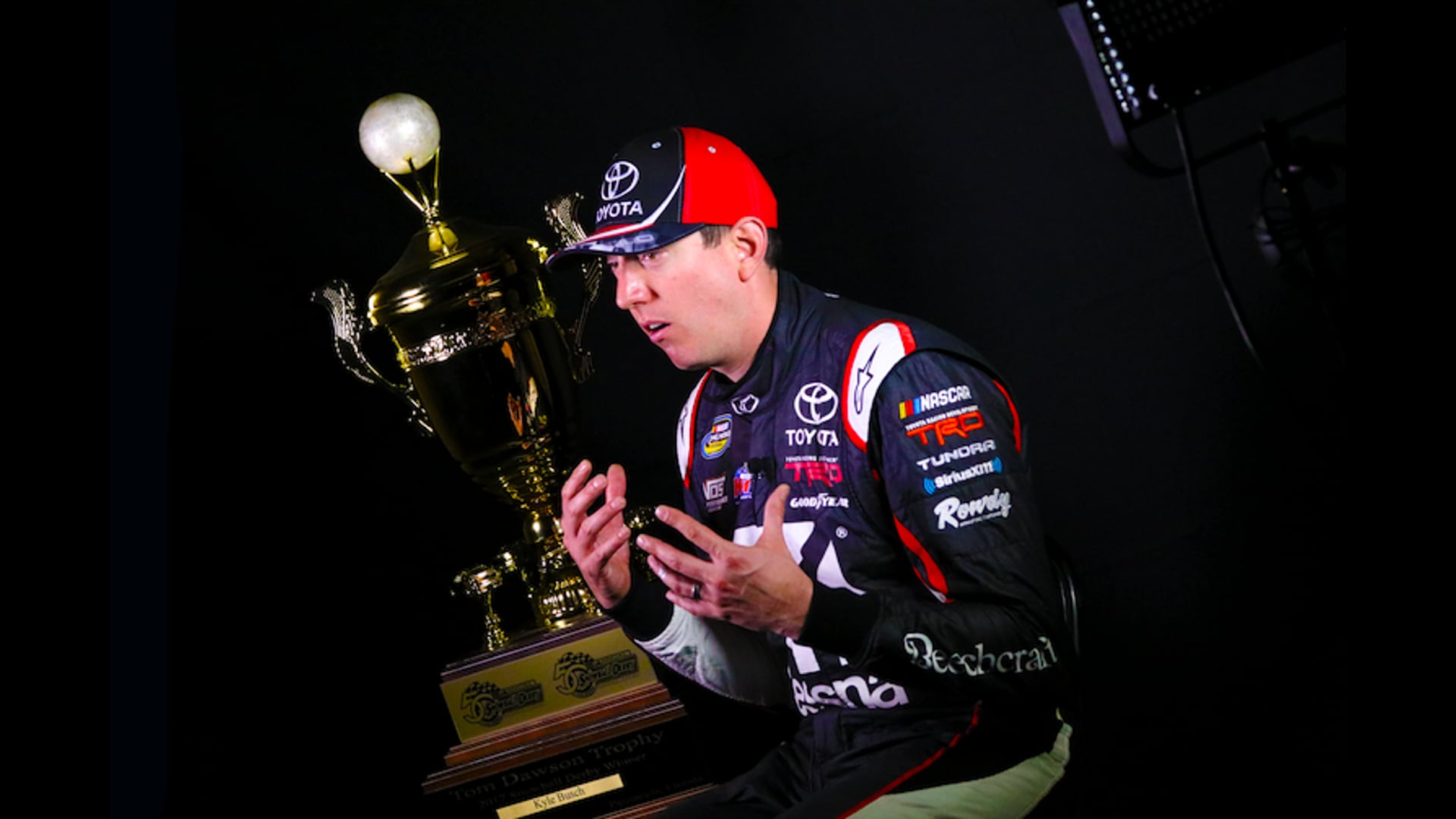 Kyle Busch is Golden in 50th Snowball Derby - Interview