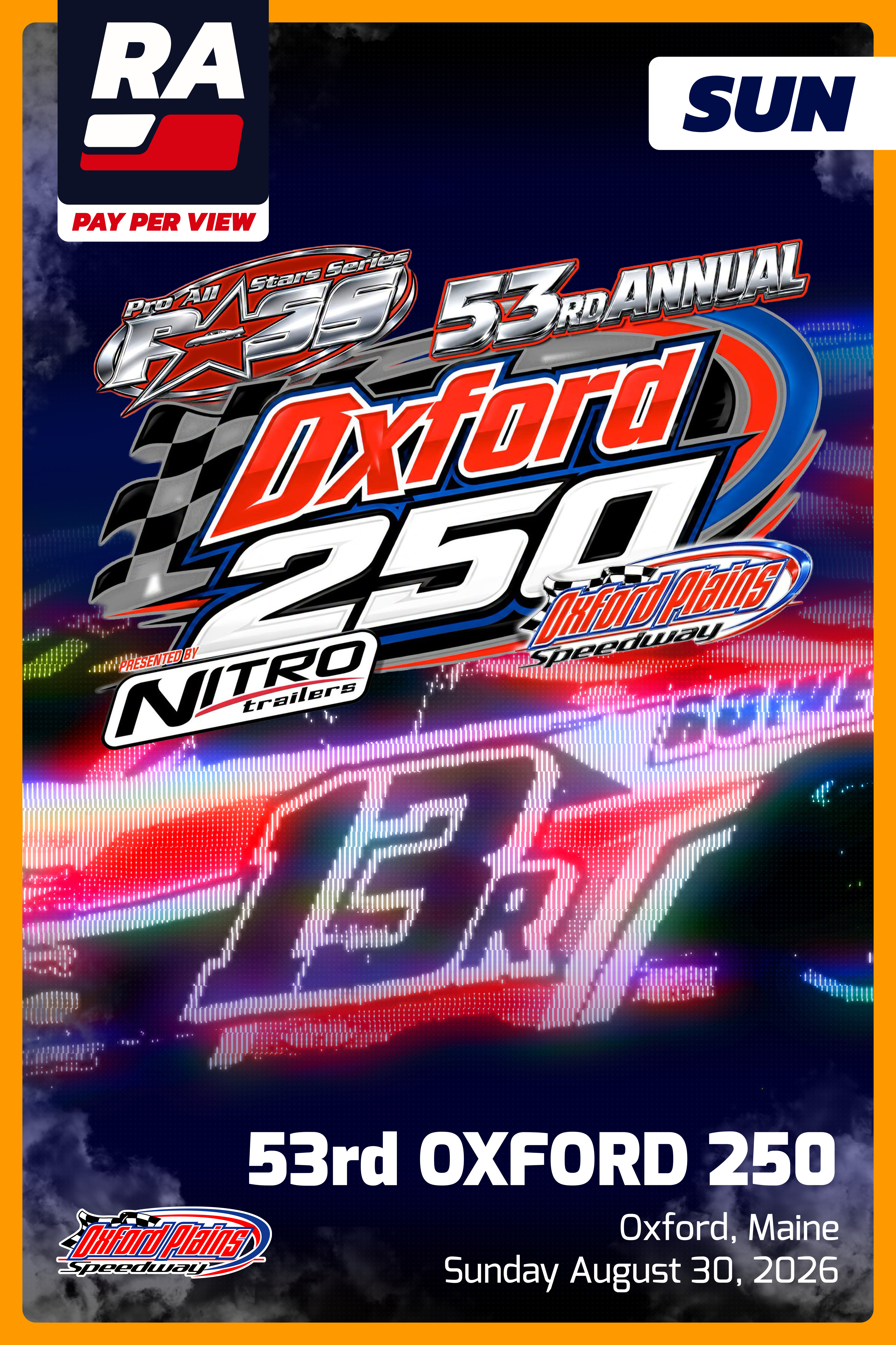 PPV - SUNDAY ONLY - 2026 Oxford 250