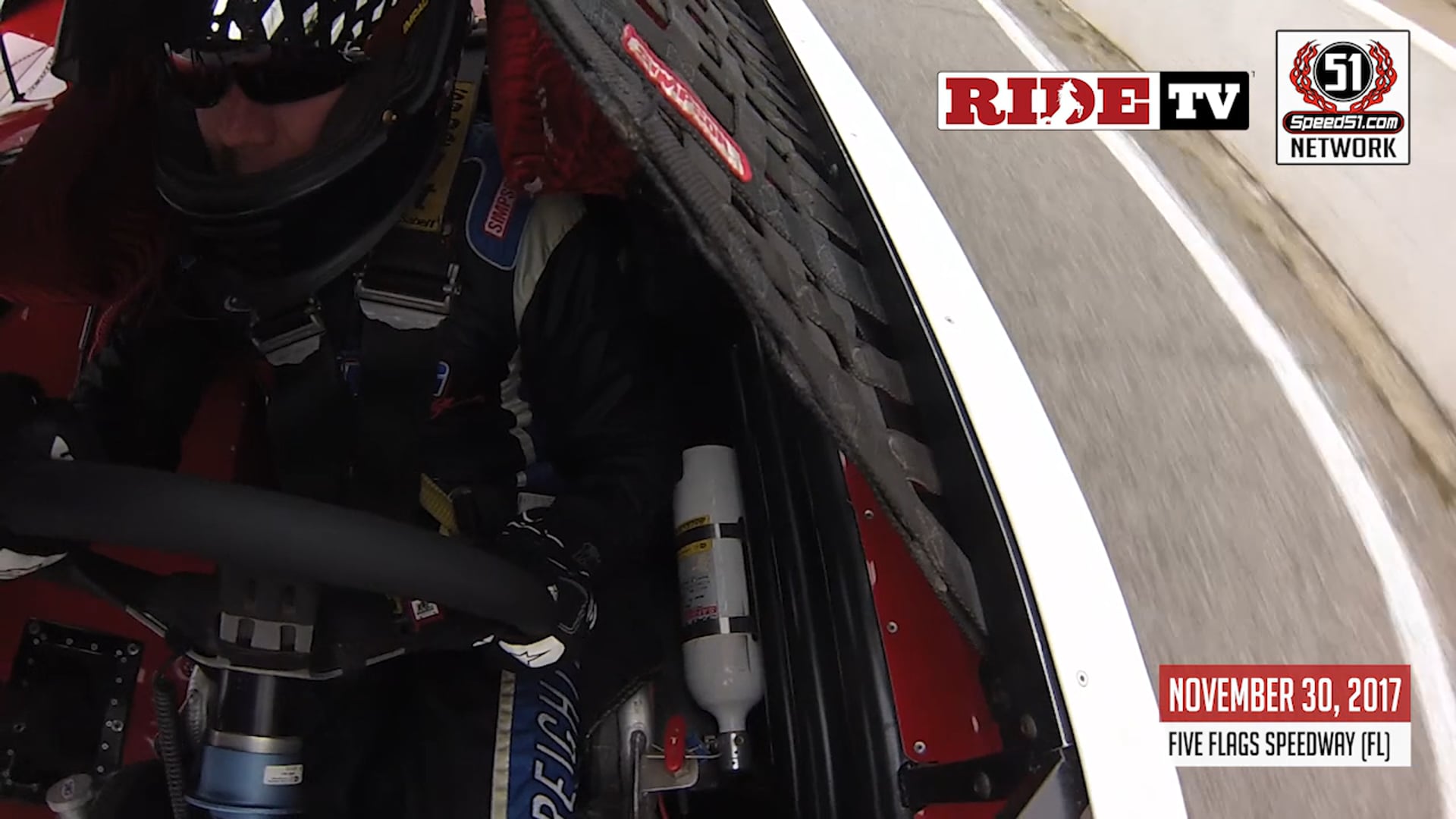 2017 Snowball Derby - Five Flags Speedway - Cassius Clark - Practice On-Board
