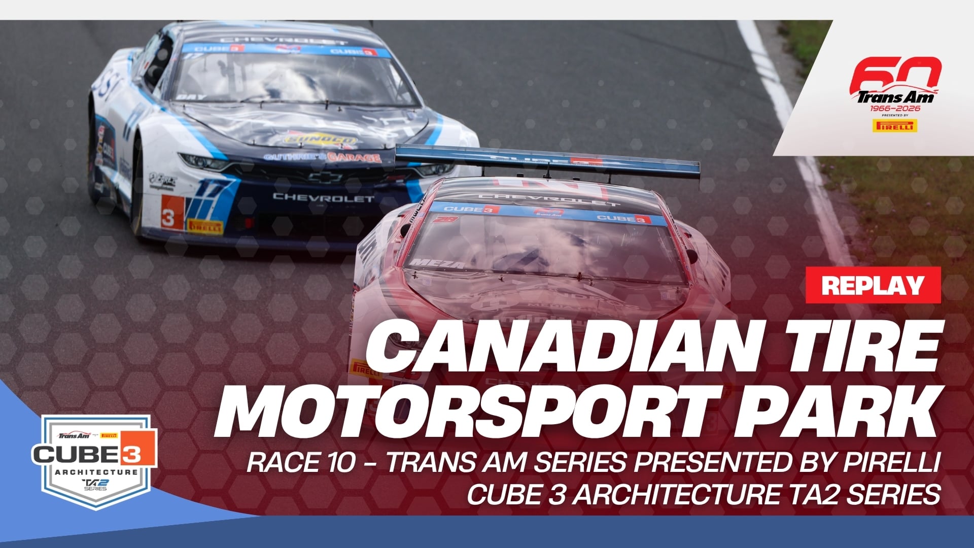 REPLAY - Trans Am TA/TA2 Series at CTMP (ON, CAN) - 9.5.26