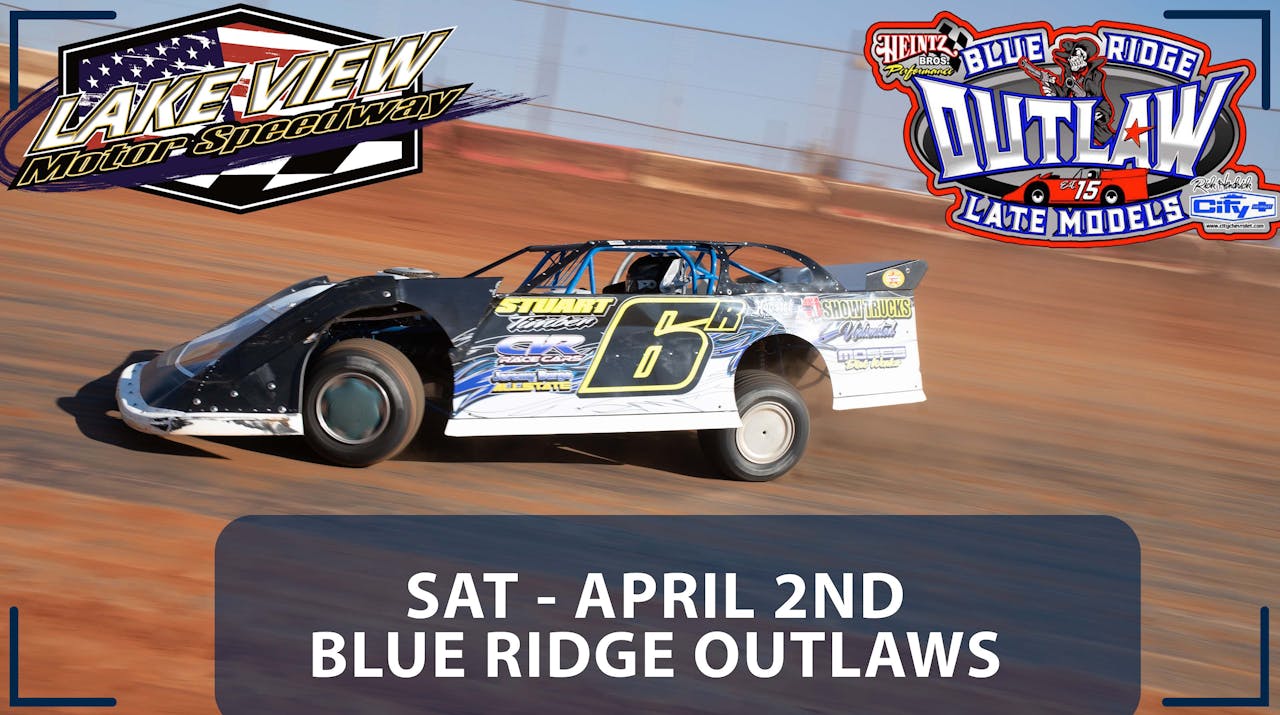 Replay Blue Ridge Outlaws JD Pridgen Memorial at Lake View 4.2.22