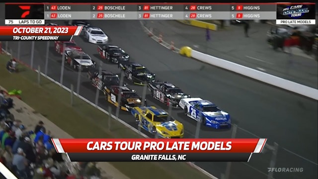 Highlights - CARS Tour Pro Late Models at Tri-County - 10.21.23