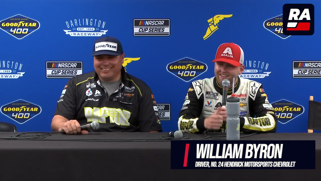 William Byron-Rudy Fugle Darlington Post-Race Press Conference
