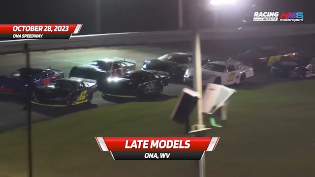 Highlights - Late Models at Ona Speedway - 10.28.23