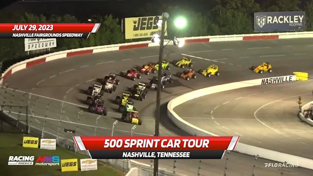 Highlights - 500 Sprint Car Tour at Nashville - 7.29.23