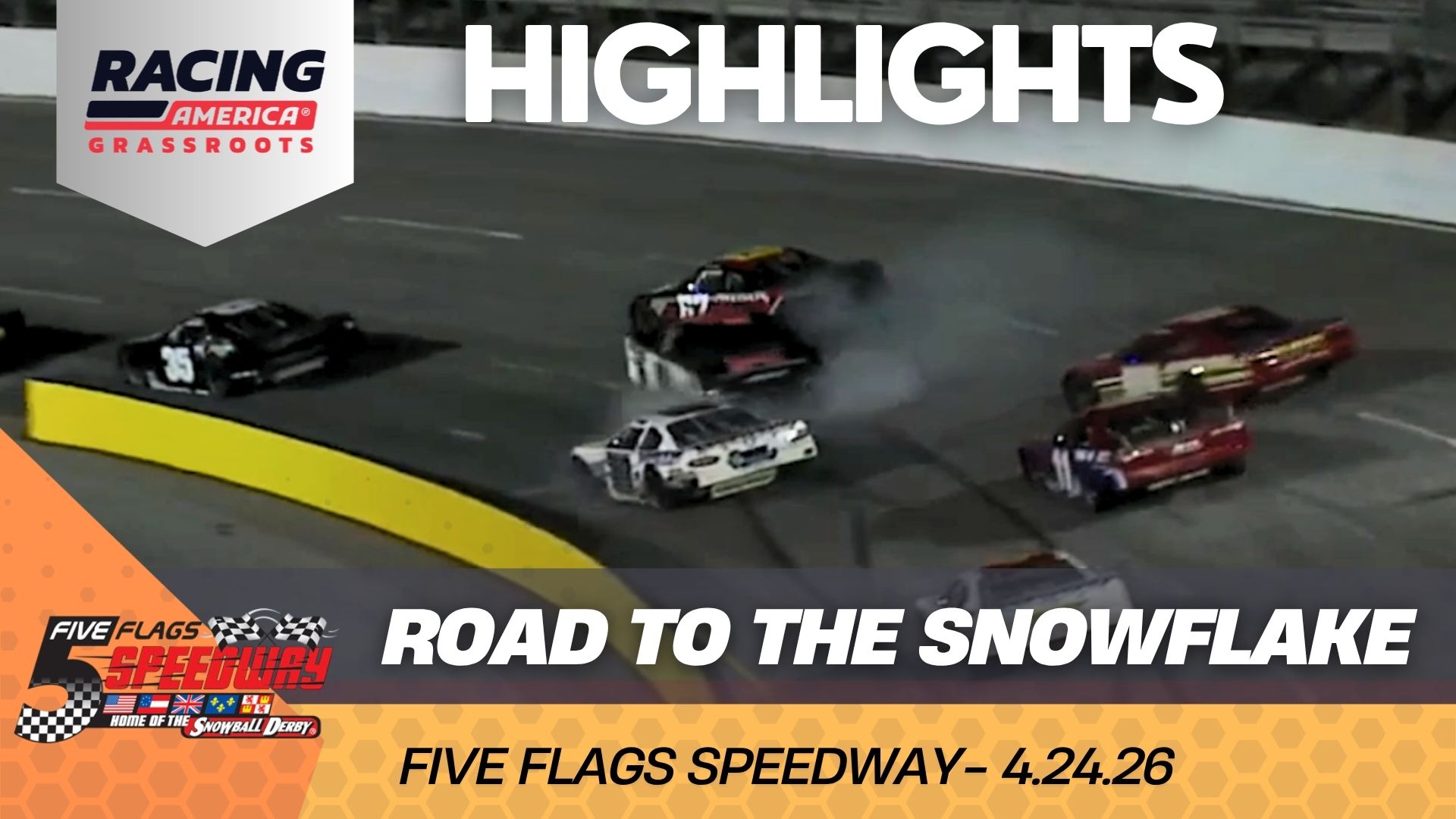 Highlights - Road to Snowflake #1 | Pro Late Models at Five Flags - 4.24.26
