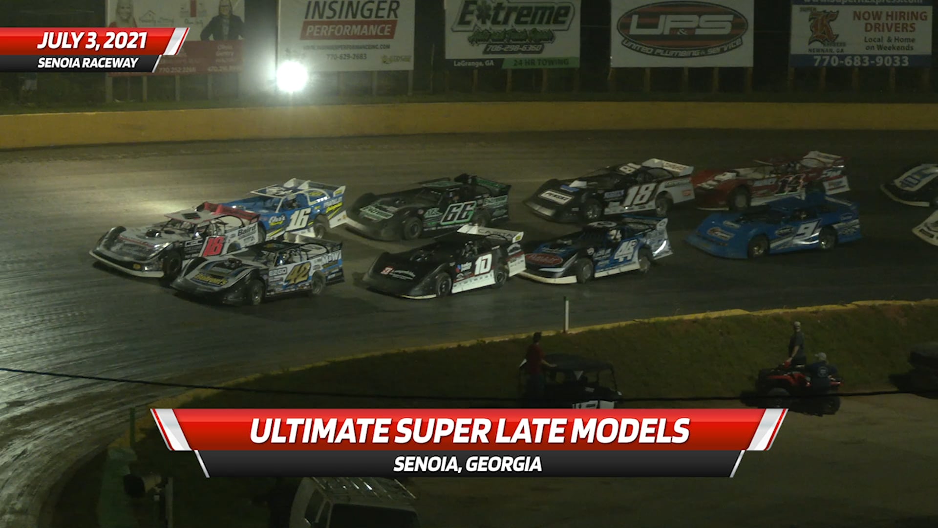 Ultimate Super Late Models at Senoia - Highlights - July 3, 2021