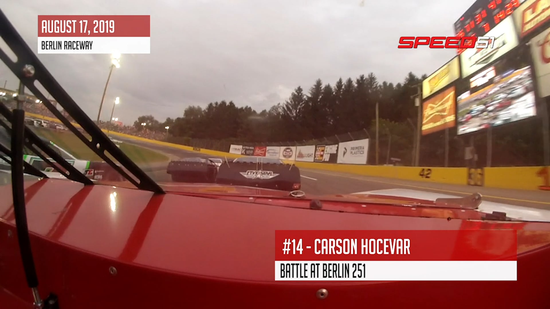 2019 Battle at Berlin 251 - Carson Hocevar On-Board