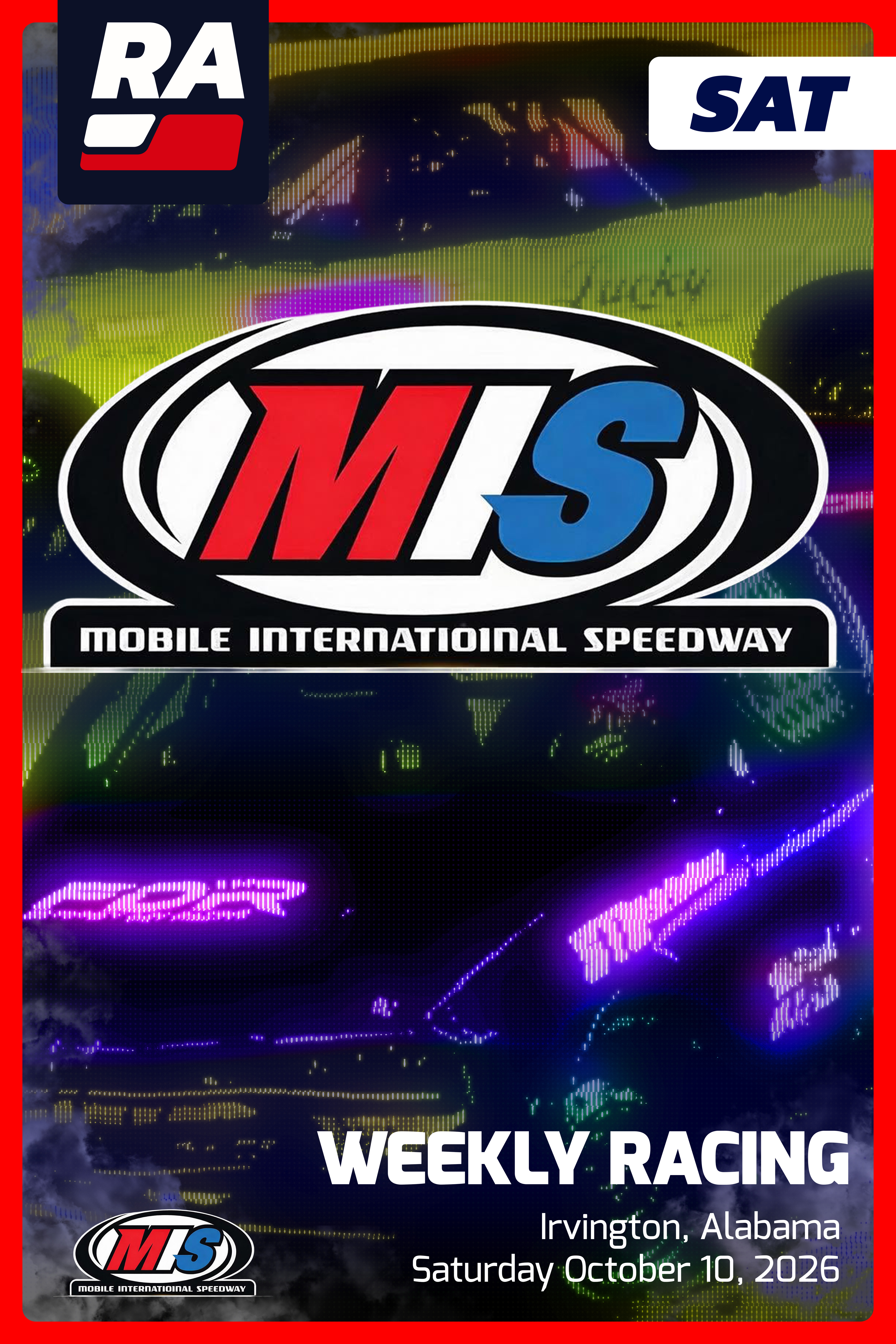 SUB 10.24.26 - Weekly Racing at Mobile (AL)