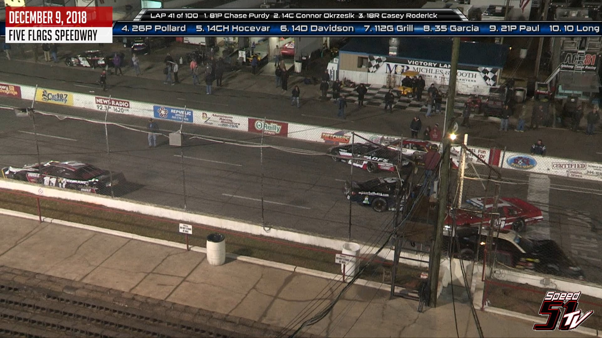 2018 Snowflake 100 - Five Flags Speedway - Highlights - Dec. 9, 2018