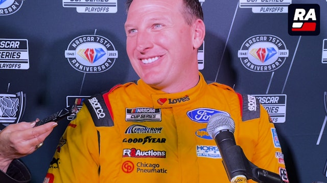 Front Row Motorsports NASCAR Playoff Media Day Availability - Michael McDowell