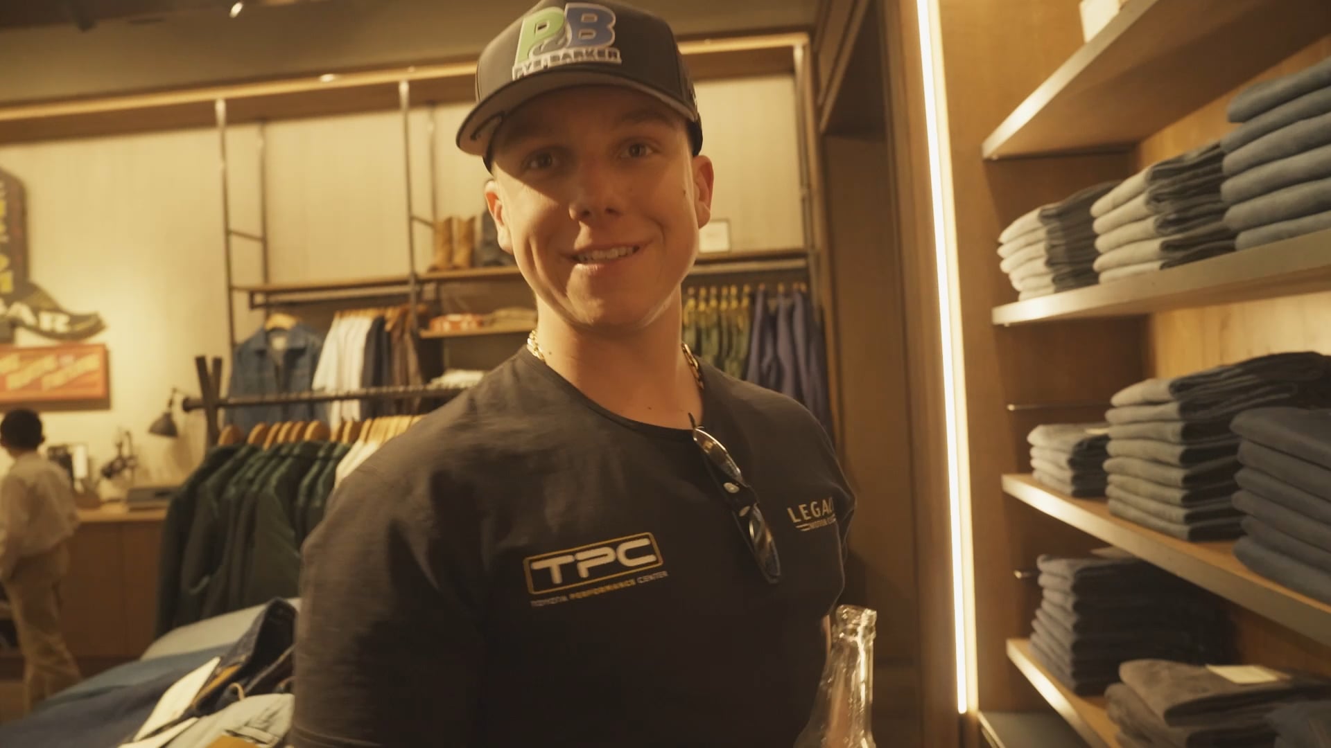 NASCAR driver finds the perfect pair of Tecovas in Austin!