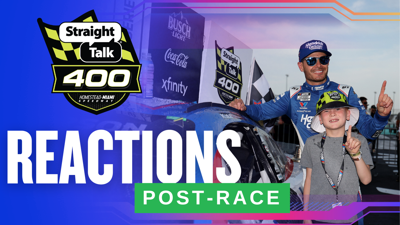 Post Race Reactions | Kyle Larson wins at Homestead!