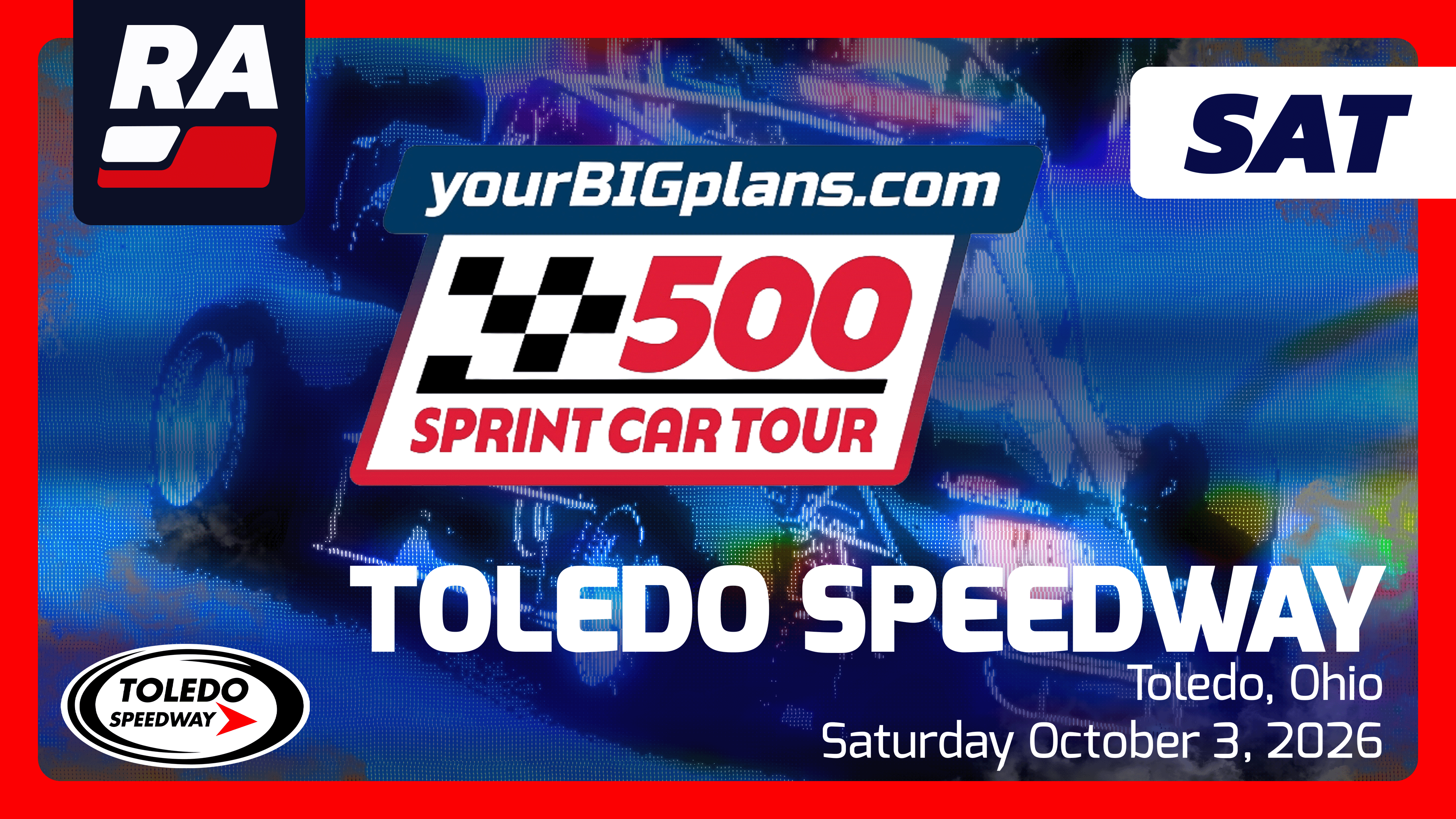 REPLAY - 500 Sprint Car Tour at Toledo (OH) - 10.3.26