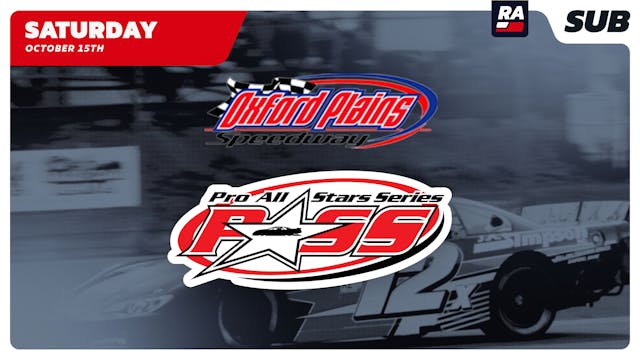 Replay - PASS Finale at Oxford Plains...