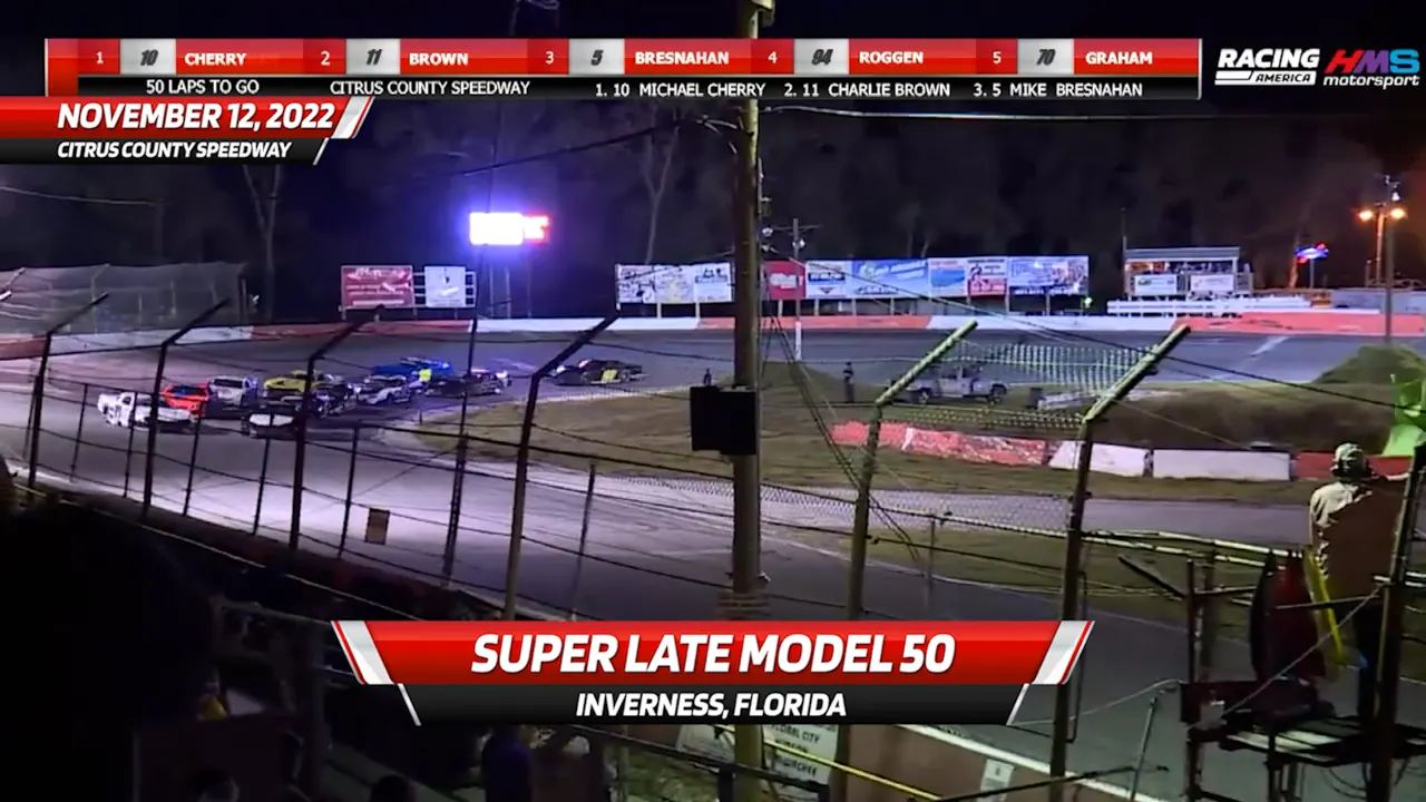 HIghlights - Super Late Model 50 at Citrus County Speedway - 11.12.22 ...