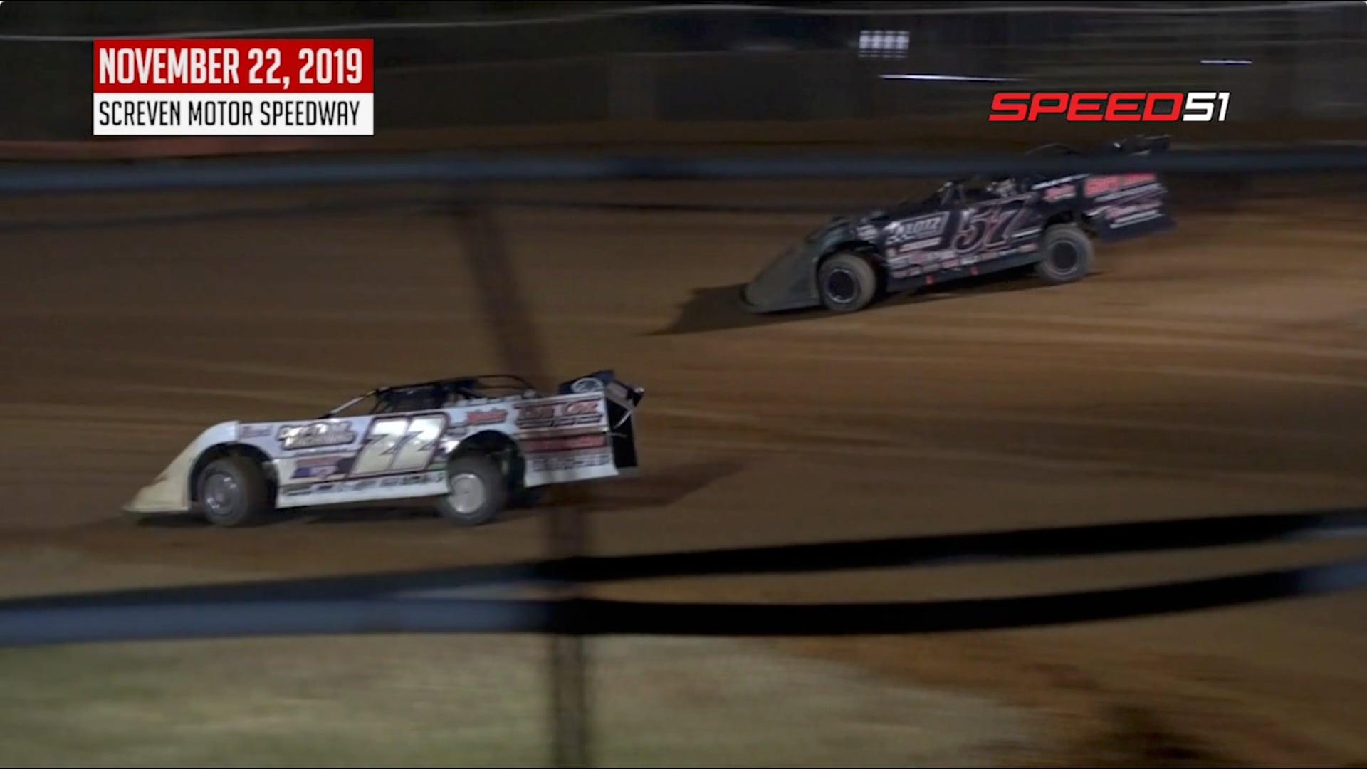 ULTIMATE Super Late Models at Screven - Highlights - Nov. 22, 2019