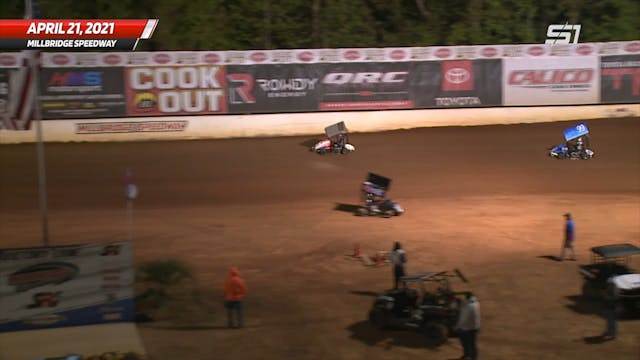 Intermediate Outlaw A-Main at Millbri...