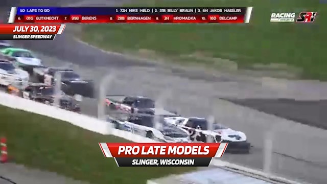 Highlights - Pro Late Models at Slinger Speedway - 7.30.23