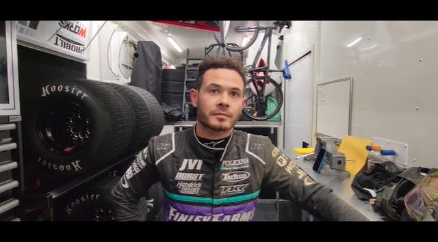 Kyle Larson on Battle with Donny Scha...