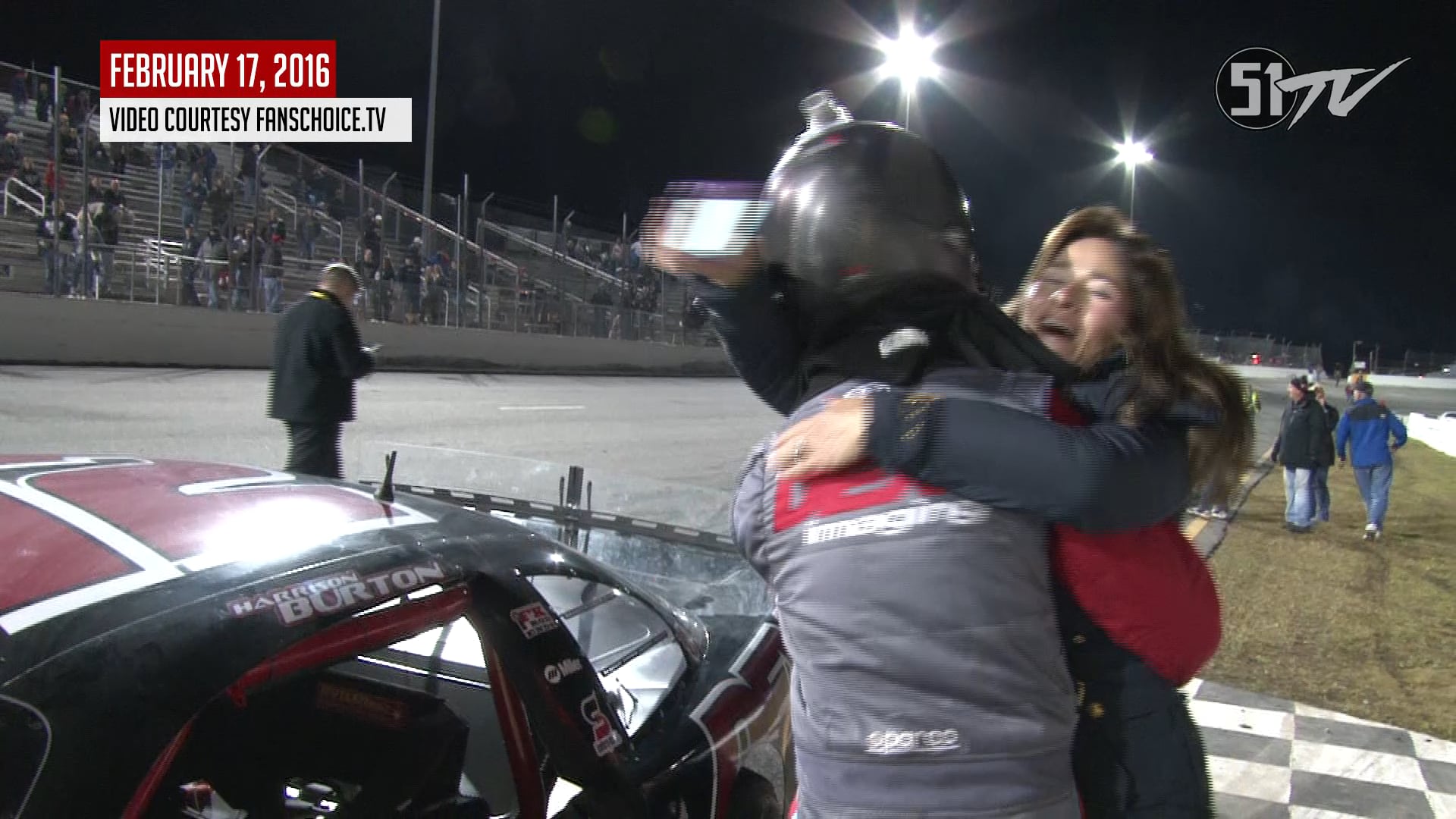 Super Late Models at New Smyrna - Harrison Burton One-on-One - Feb. 17, 2016