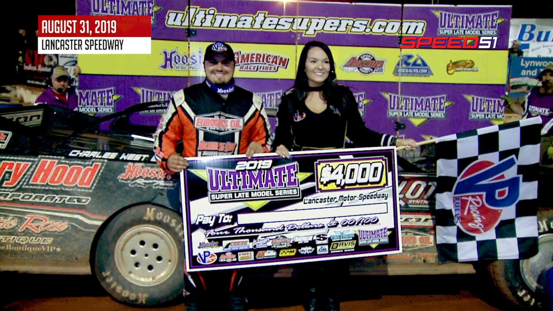 ULTIMATE Super Late Models at Lancaster (SC) - Interviews - Aug. 31, 2019