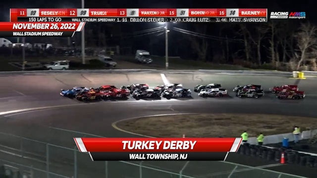 Highlights - Turkey Derby at Wall Stadium Speedway - 11.26.22