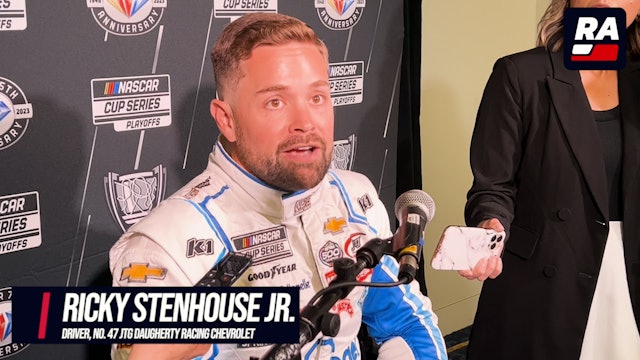 JTG Daugherty Racing NASCAR Playoff Media Day Availability - Ricky Stenhouse Jr.