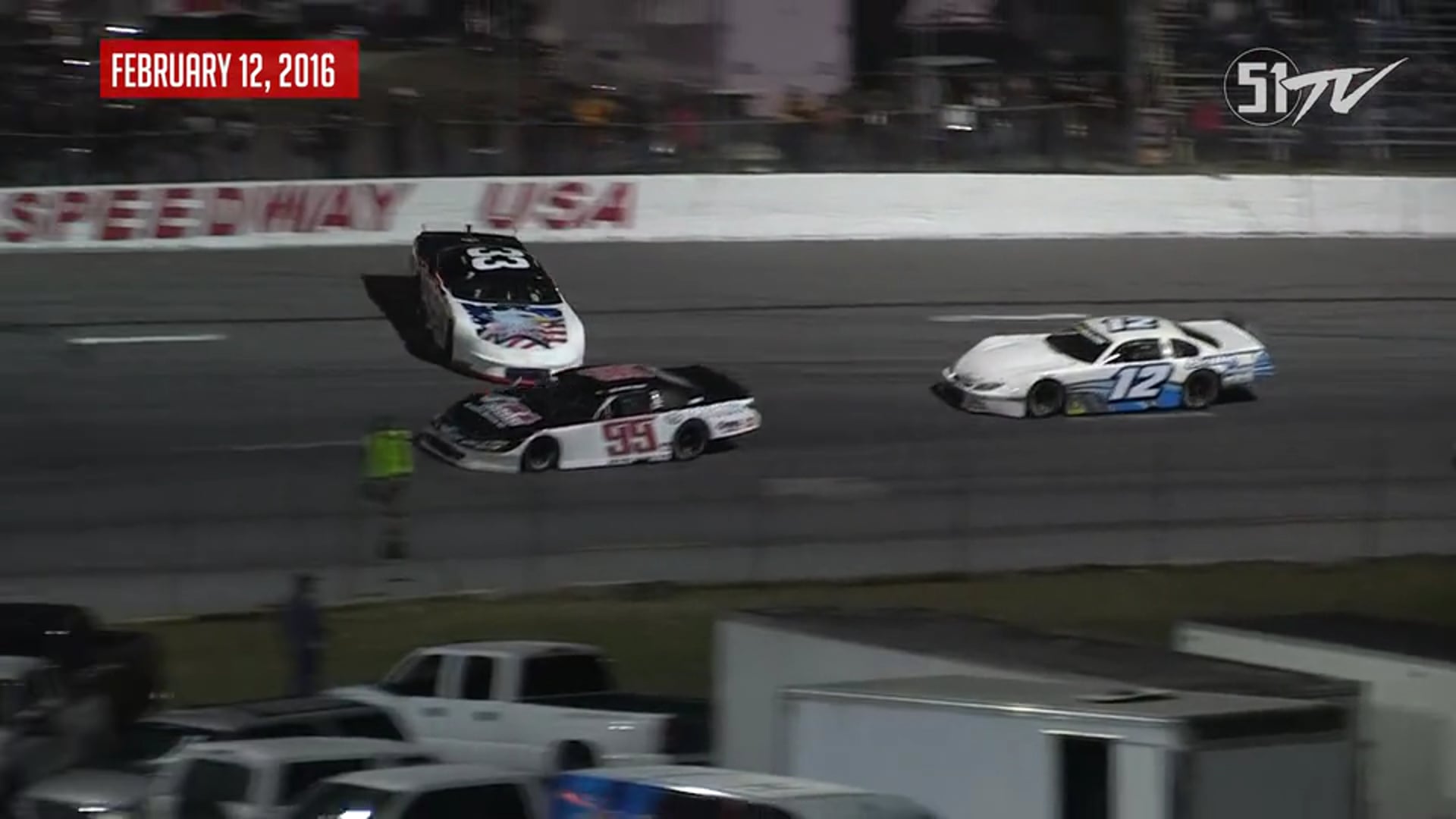 New Smyrna World Series Pro Late Model Feature Highlights Night 1 2-12-16