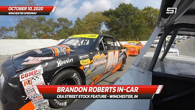 Brandon Roberts Street Stock at Winchester - On Board - Oct. 10, 2020