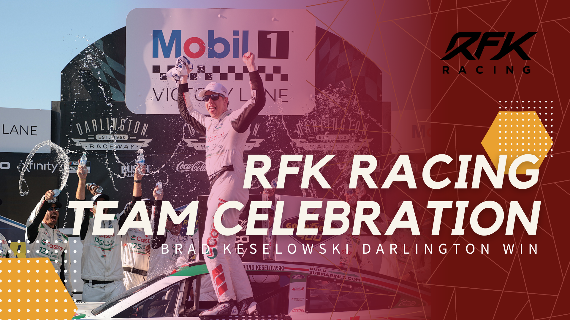 RFK Racing Team Celebration - Brad Keselowski's Darlington Win