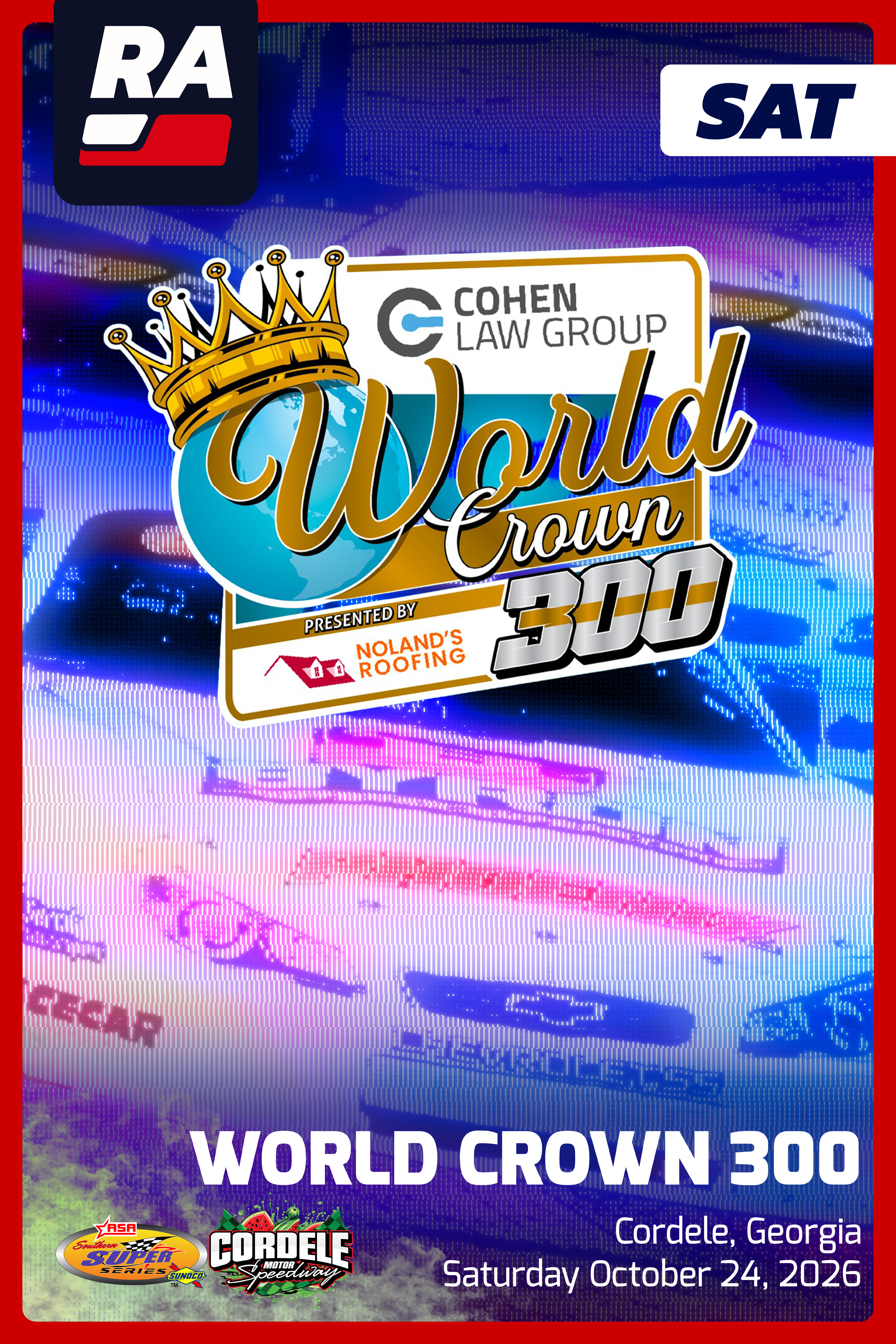 SUB 10.24.26 - ASA Southern Super Series World Crown 300 at Cordele (GA)