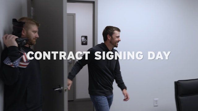 Contract Signing Day for Josh Berry 
