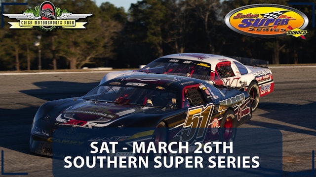 Replay - Southern Super Series at Crisp Motorsports Park - 3.26.22