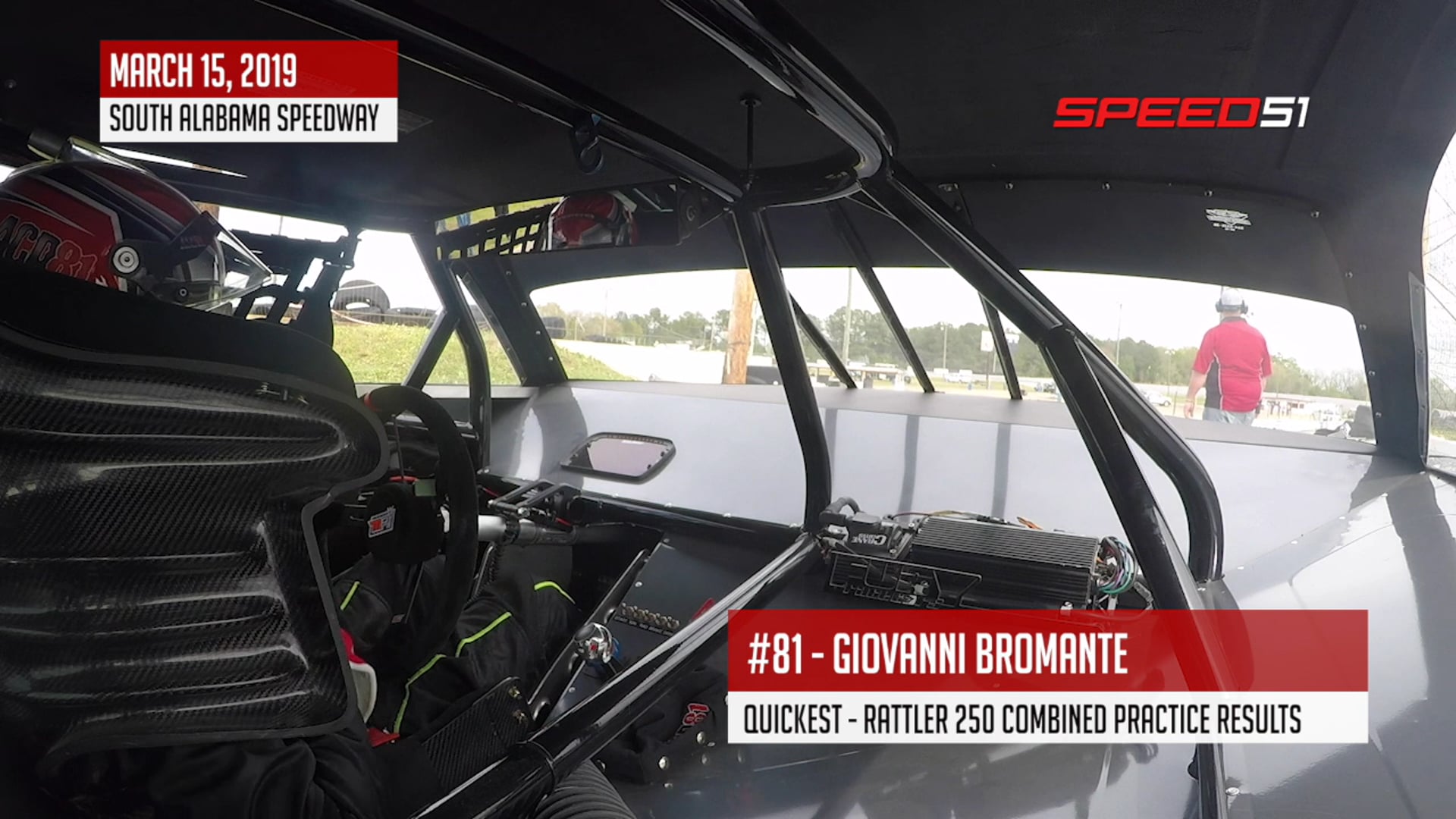 Onboard - Gio Bromantte Rattler 250 Practice Day - 3.15.19