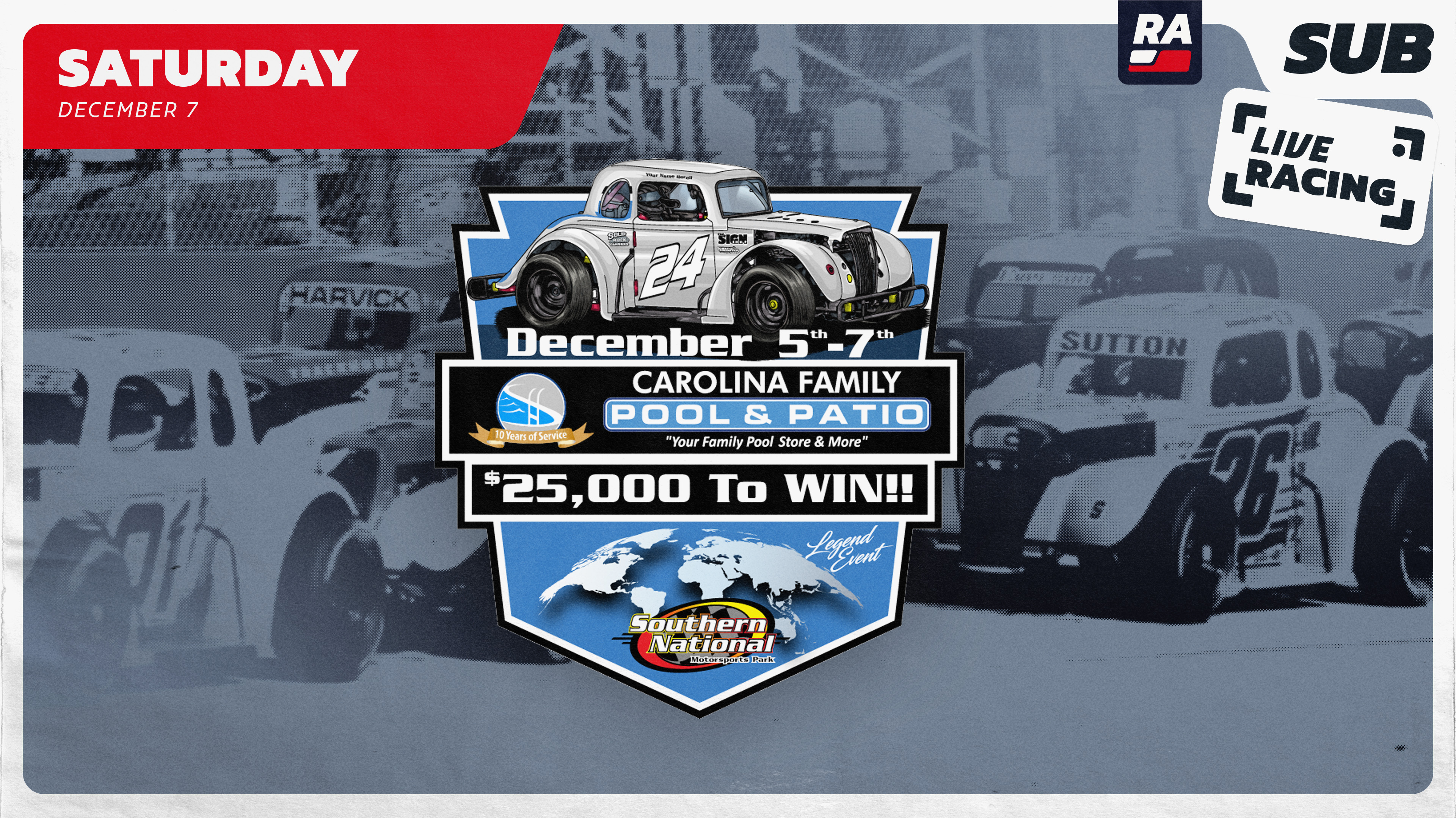 REPLAY - $25,000 to Win Legends Race DAY 2 at Southern National (NC) - 12.7.24