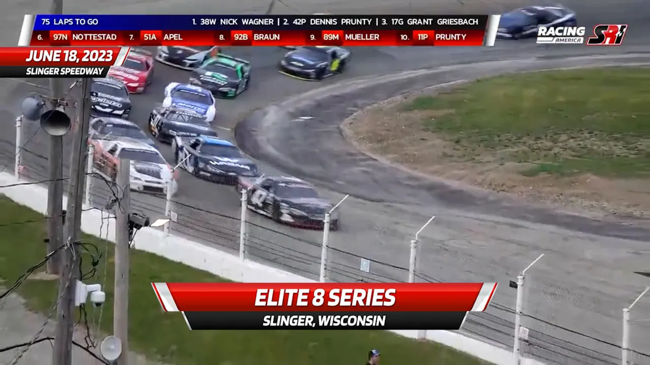 Highlights - Elite 8 Super Late Model Series at Slinger Speedway - 6.18 ...