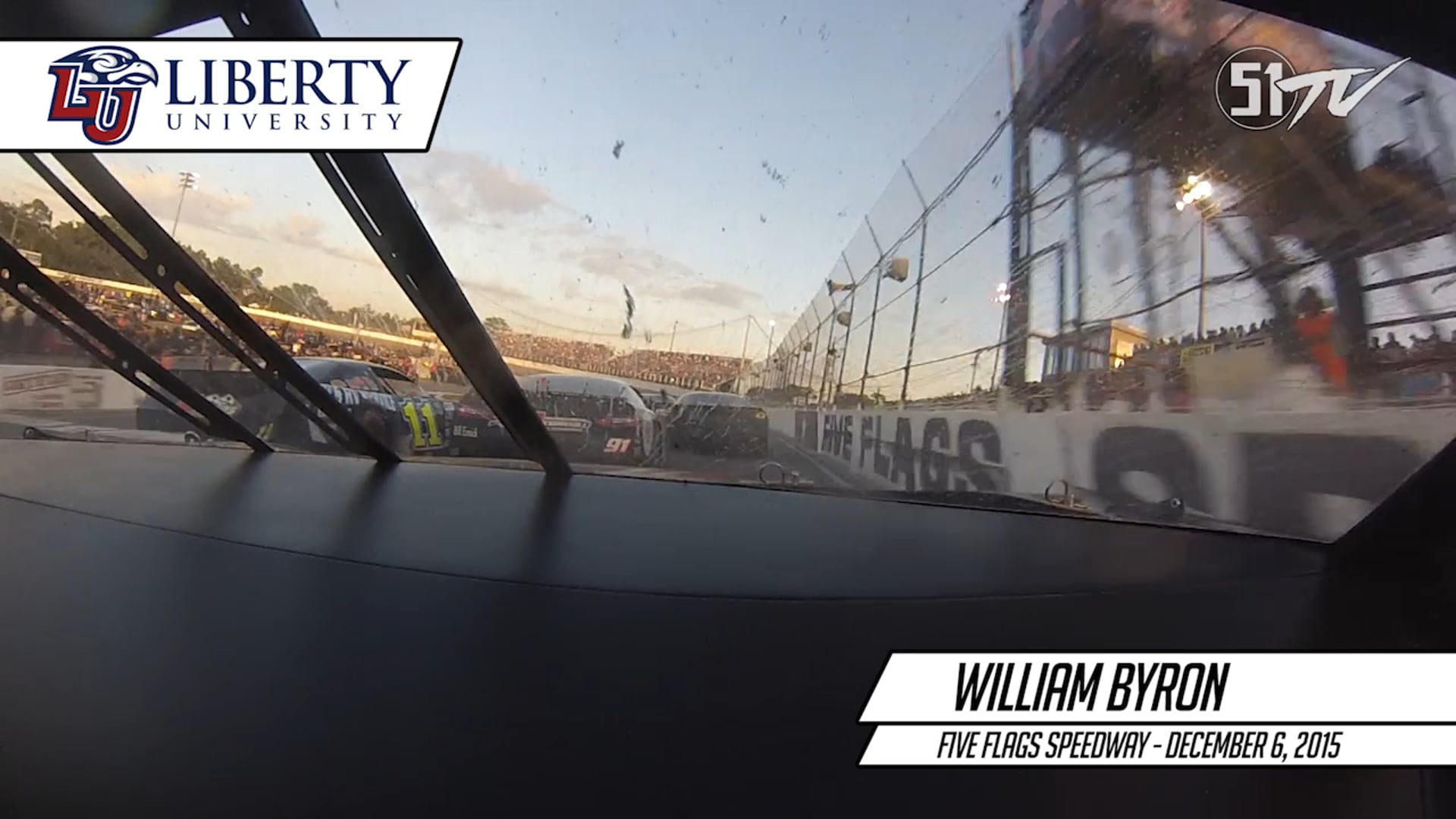William Byron 2015 Snowball Derby In Car