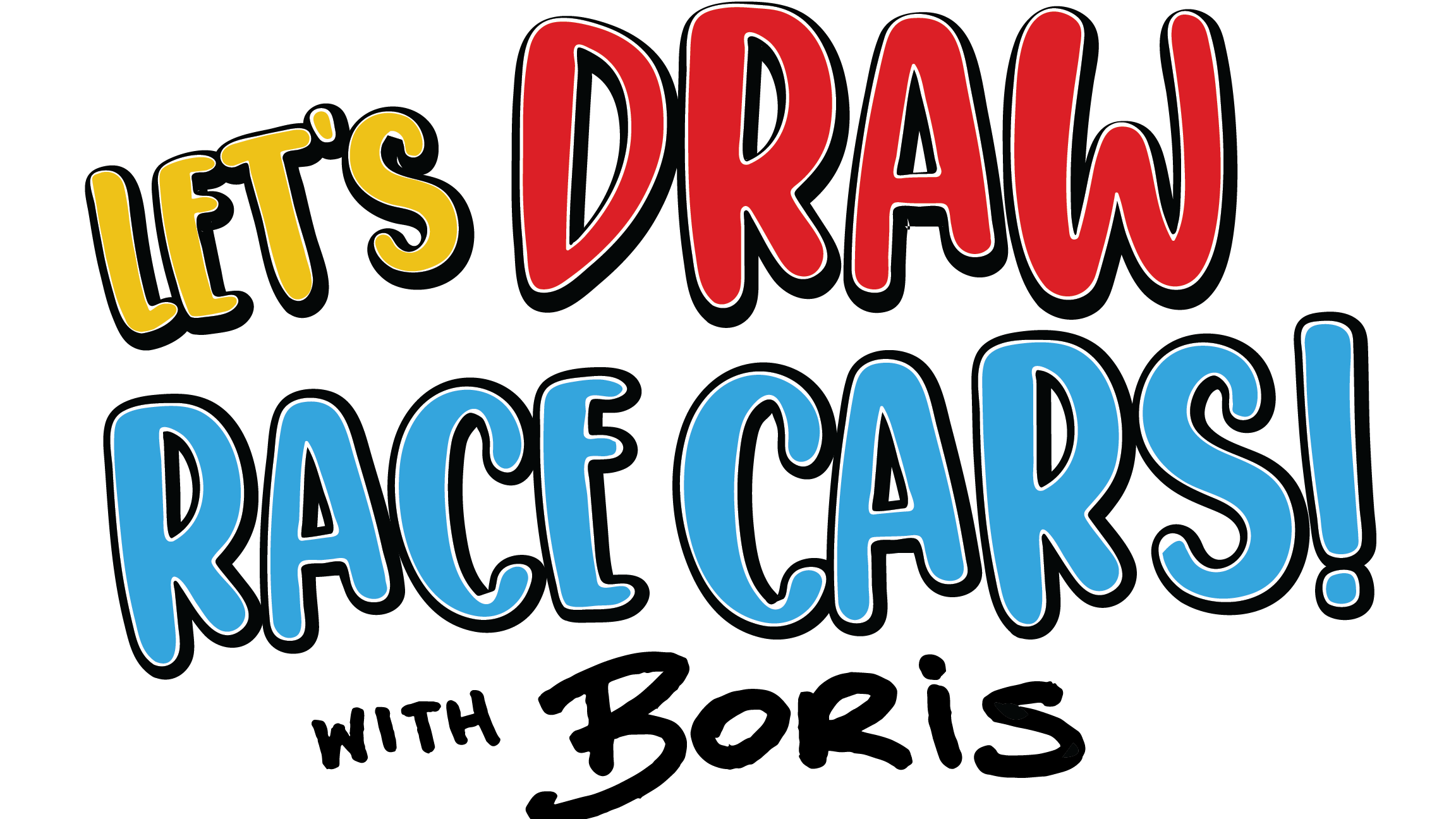 Let's Draw Race Cars With Boris
