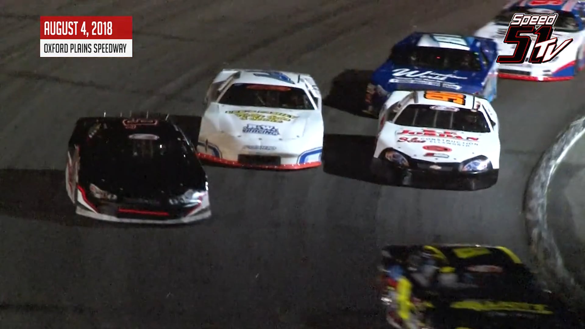 Super Late Models - Oxford Plains Speedway - Highlights